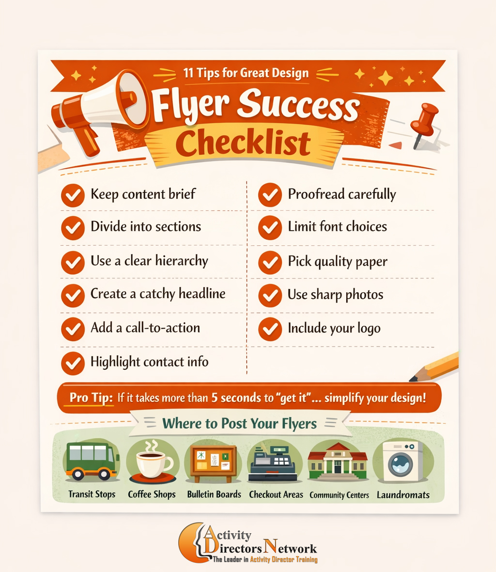 Flyer Success Checklist – 11 Tips for Creating Effective Flyers