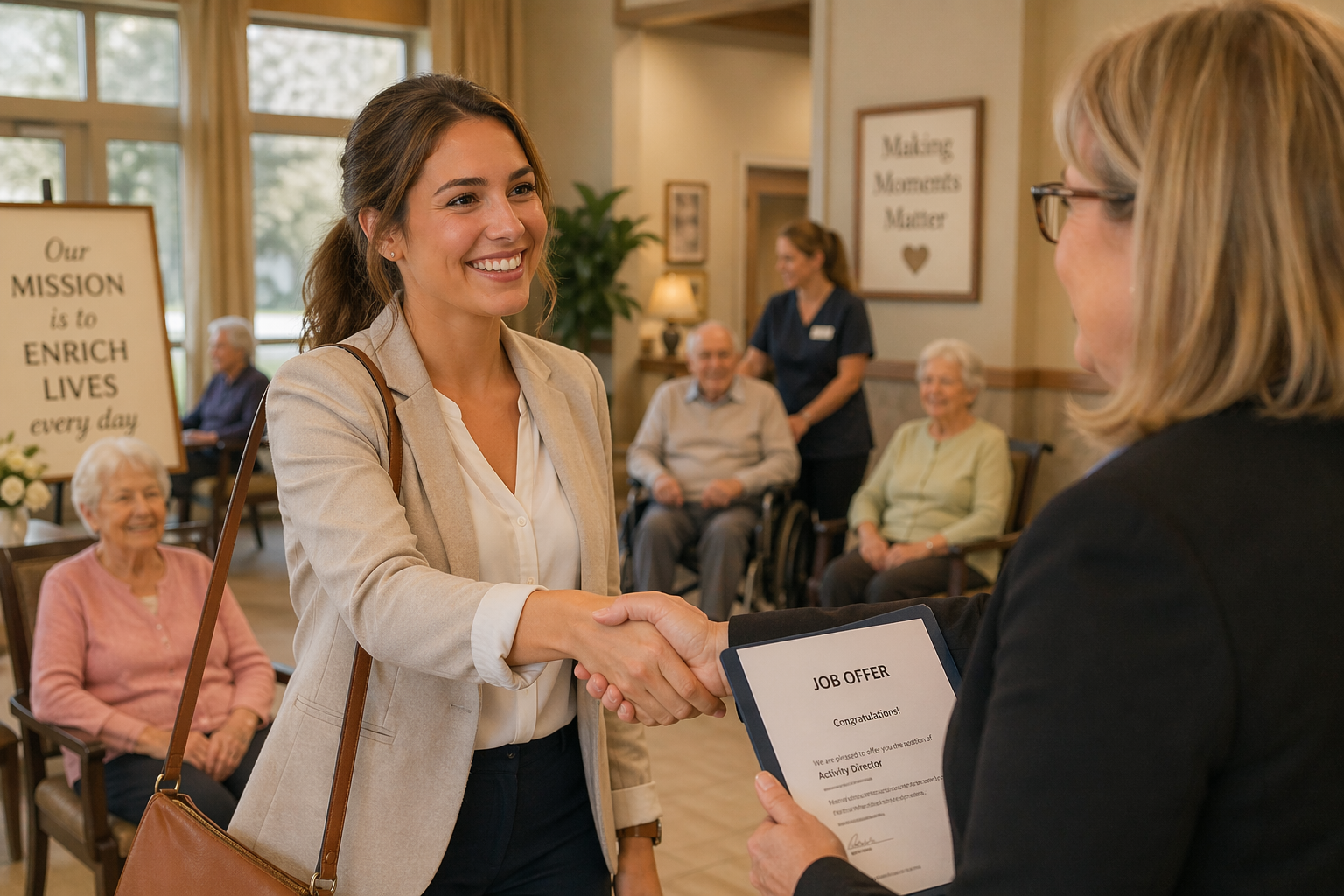 Get hired as an Activity Director No Experience Required