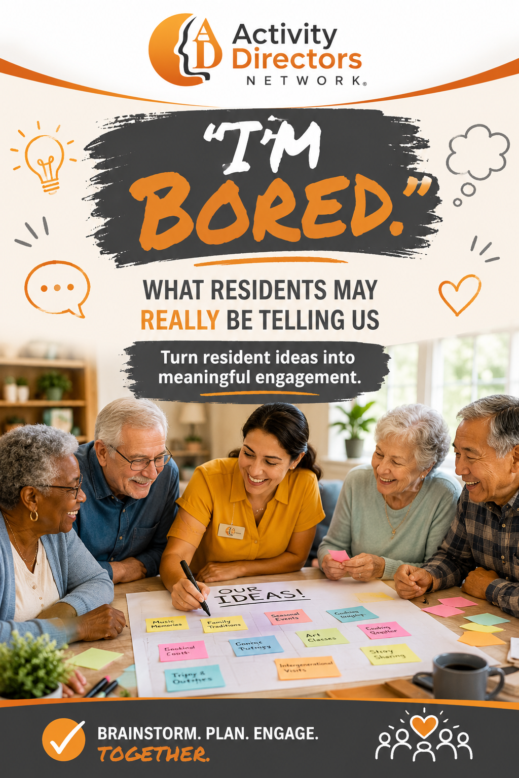 Stop filling calendars start creating them resident activity brainstorming tips