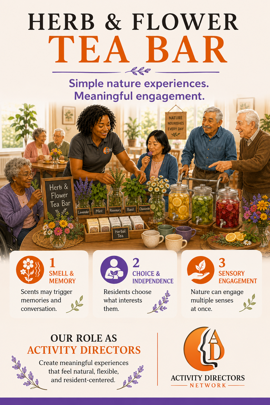 Nature does not have to mean outside activity ideas for senior living