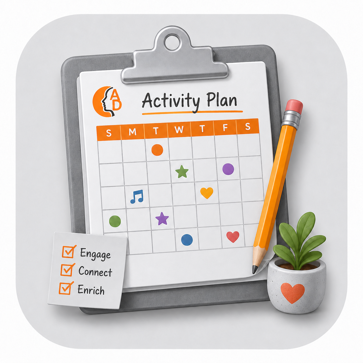 Activity Director planning meaningful activities