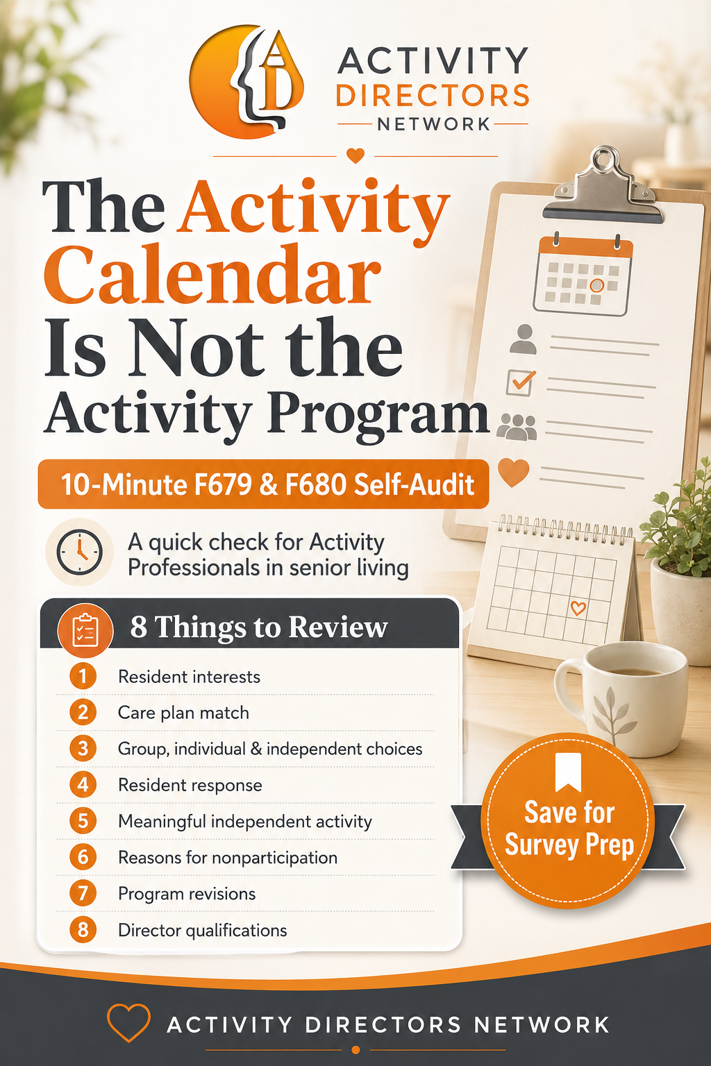 10-Minute F679 and F680 Activity Department Self-Audit for Activity Professionals